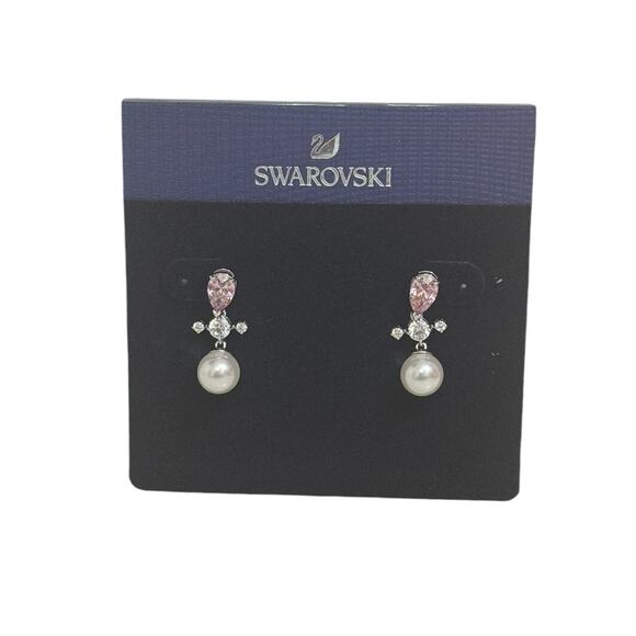 Swarovski Perfection Set, Necklace/Earrings/Bracelet Pink/Clear Crystal main image 8